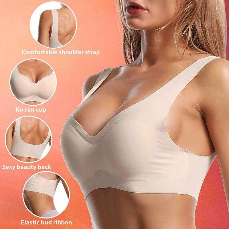 Ultimate Comfort Non-Wire Seamless Bra (Pack of 2), NikkiandNaomi