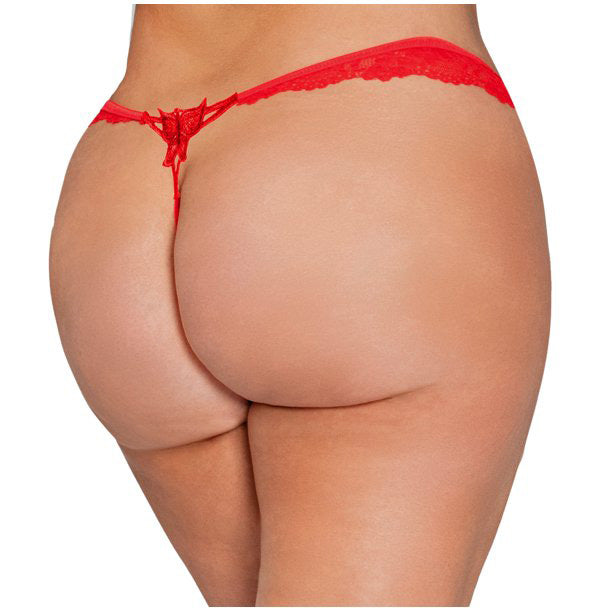5XL NikkiandNaomi Signature Lace Thong,,NikkiandNaomi