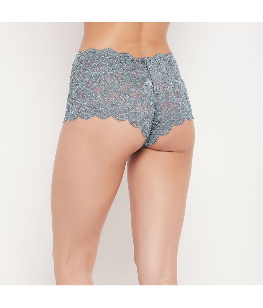 Lace Solid Women's Boy Shorts, NikkiandNaomi