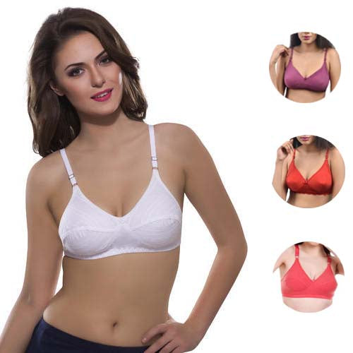 Total Comfort Cotton Bras (Pack of 4), NikkiandNaomi