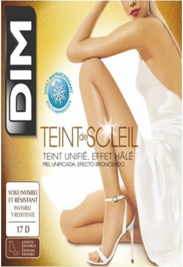 Pantimedias de mujer transparentes de 17 deniers con forma tenue