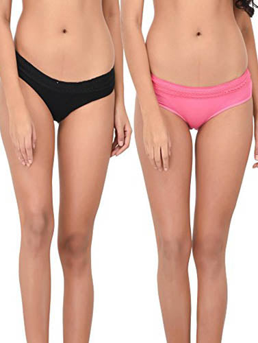 Cool Cotton Plain Brief Pack of 2, NikkiandNaomi