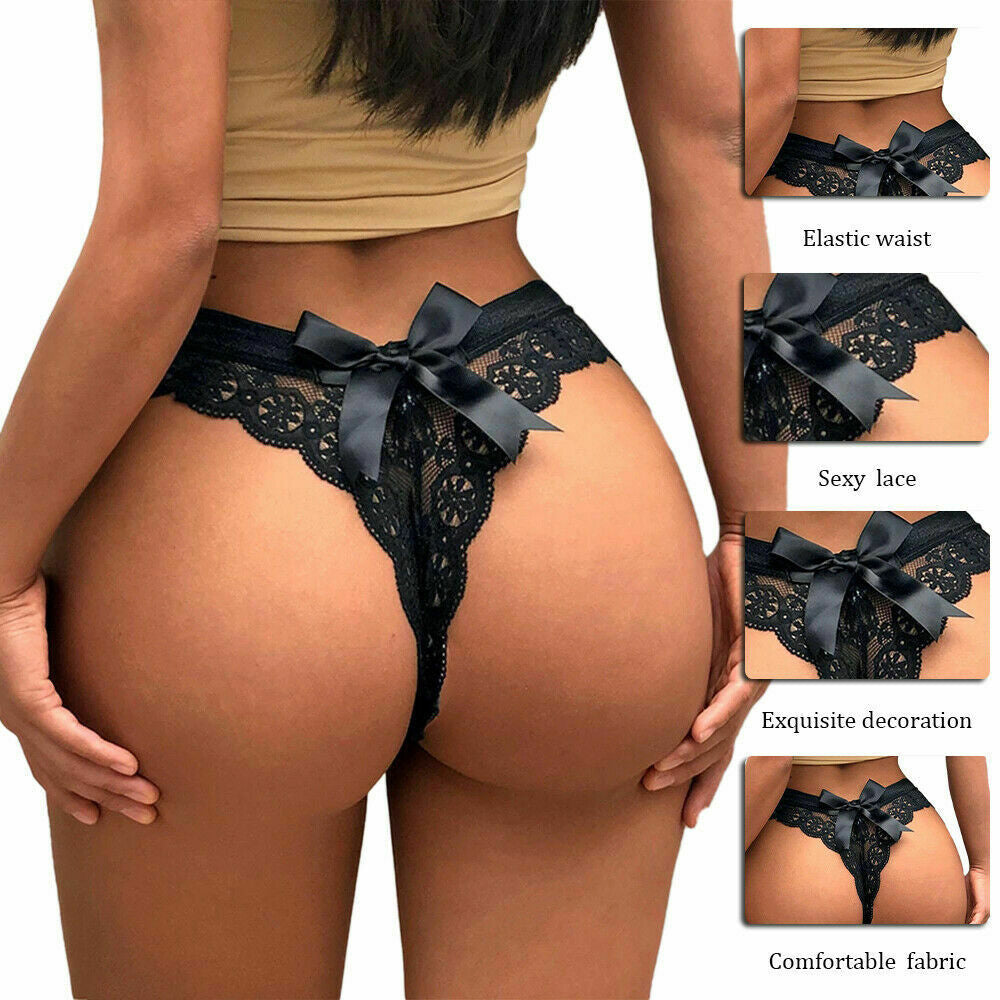 Lace Underwear T-back Thong Knickers, NikkiandNaomi