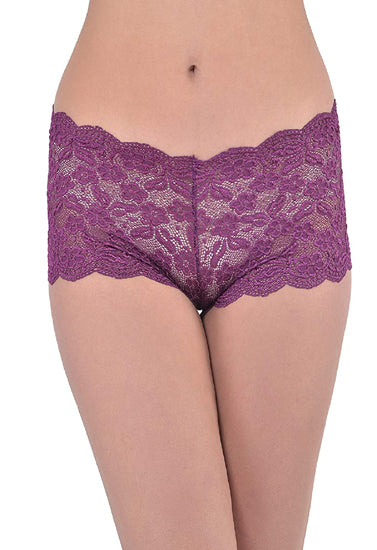 Ladies' Lace Low Waist Multicolor Boyshorts (Pack of 2), NikkiandNaomi