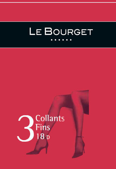 3 Collants fins 18 denier women pantyhose,,NikkiandNaomi