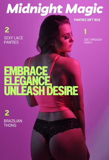 Midnight Magic Sensual Panties Gift Box, NikkiandNaomi