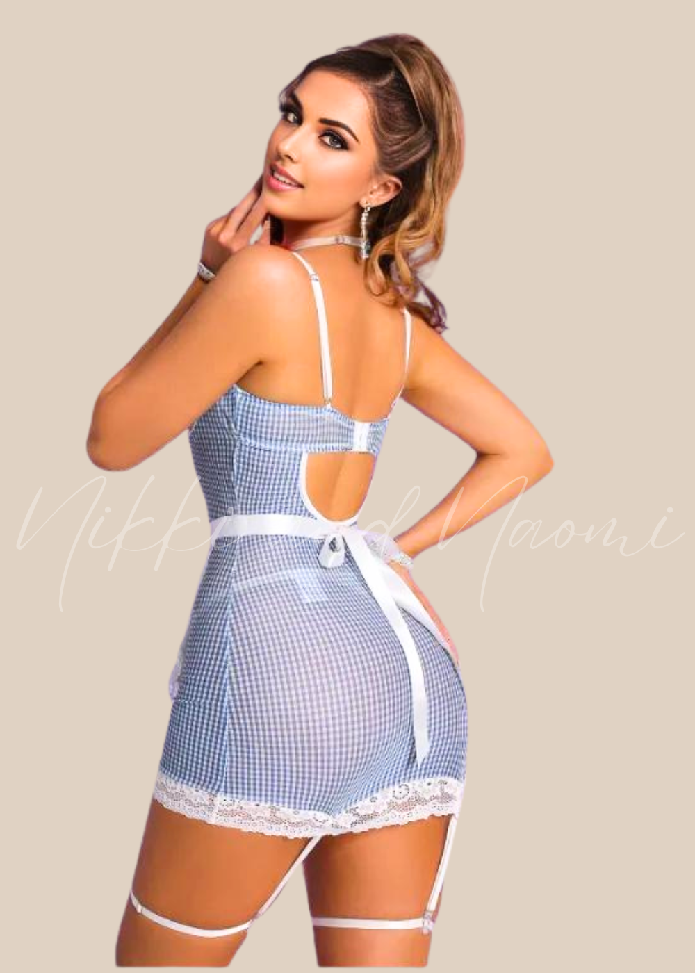 Nikki and Naomi 4-piece romantic maid set