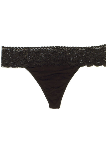 Low Rise "V" Shape Lace Thong Panty, NikkiandNaomi