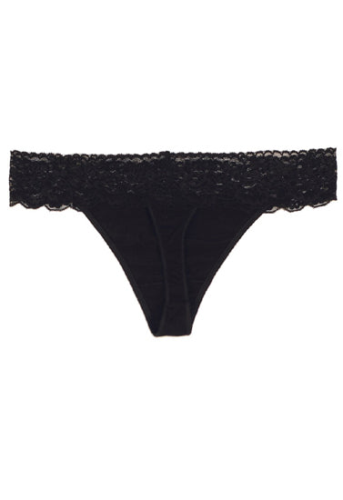 Low Rise "V" Shape Lace Thong Panty, NikkiandNaomi