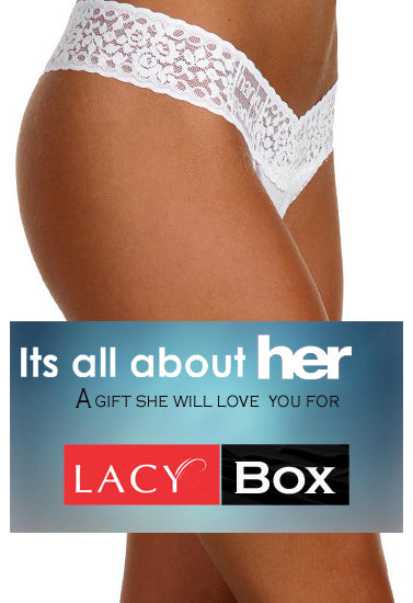 Seductive V Cut Lace Thong Underwear Subscription Box, NikkiandNaomi