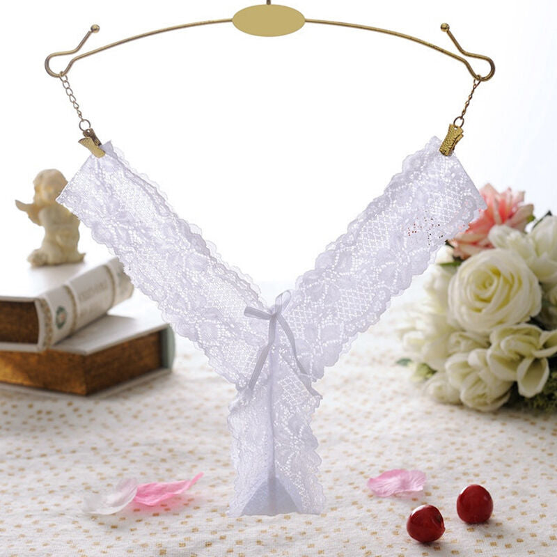 Sexy Lace G-String Mini Underwear, NikkiandNaomi