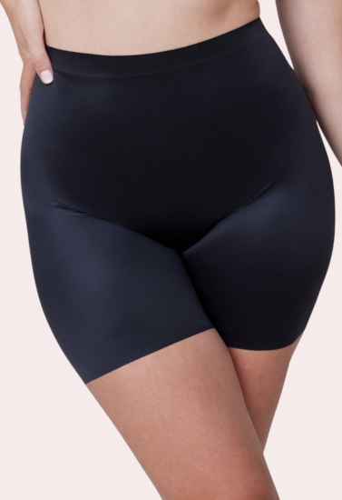 Super Comfort Black Seamless Shorts, NikkiandNaomi