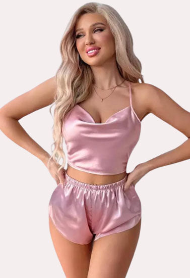 Luxury Silk Camisole &amp; Shorts Set, NikkiandNaomi