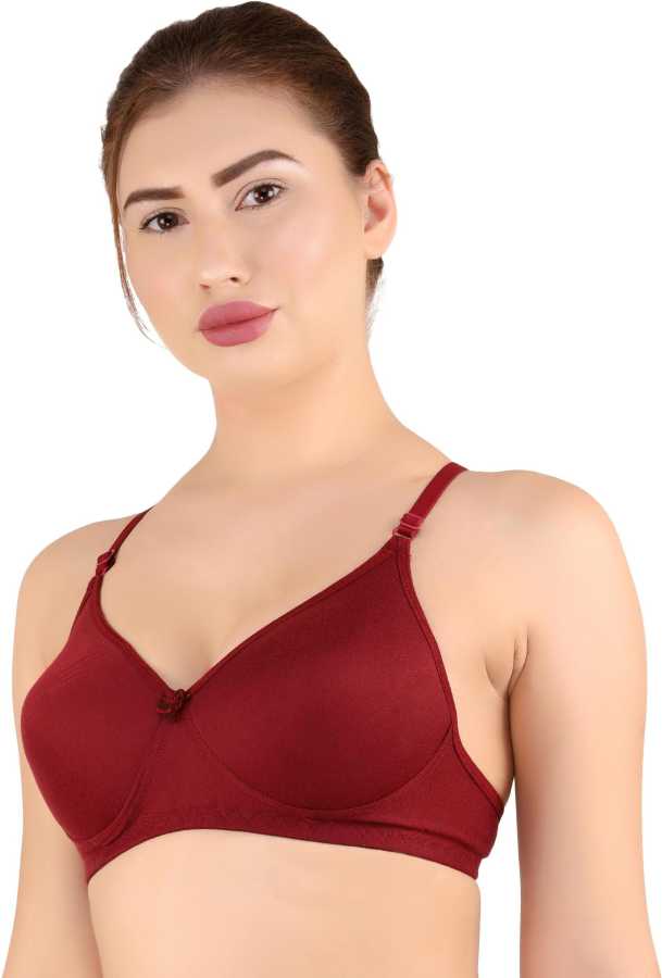 Women T-Shirt Lightly Padded Bra, NikkiandNaomi