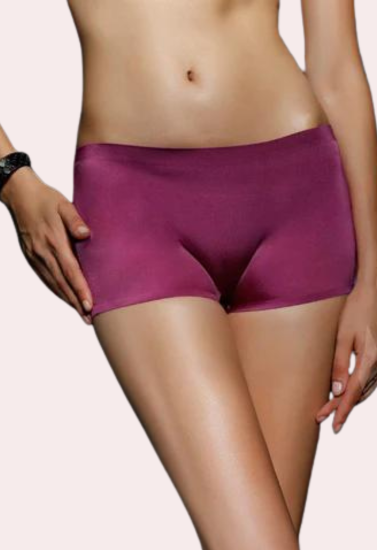Women's Seamless Ice Silk Boyshorts Panties (4pcs), NikkiandNaomi