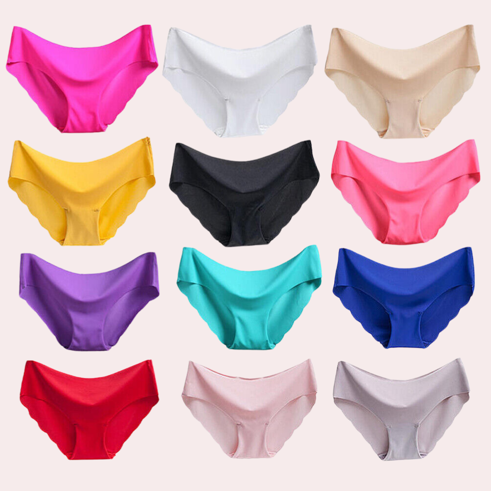 Women Solid Color Seamless Boyshorts(pack of 6), NikkiandNaomi